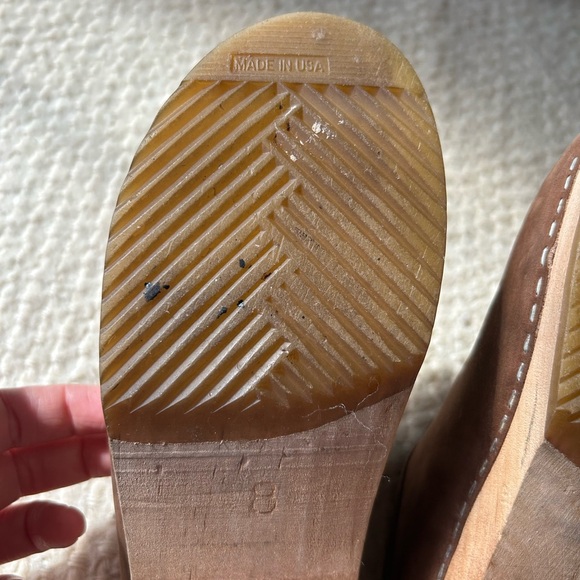 Ralph Lauren Vintage Country Wooden Clogs - Picture 4 of 6